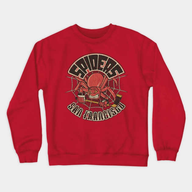 San Francisco Spiders 1995 Crewneck Sweatshirt by JCD666